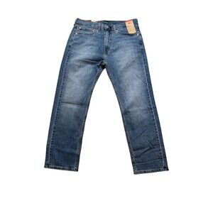 Levi's 505 Regular Fit Eco Ease Jeans Blue Wash W34 L29 Water Less